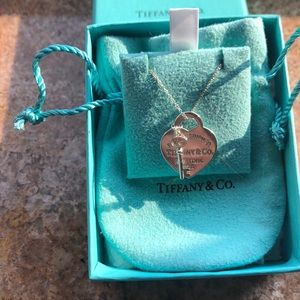 Heart Tag with Key Pendant (Return to Tiffany)